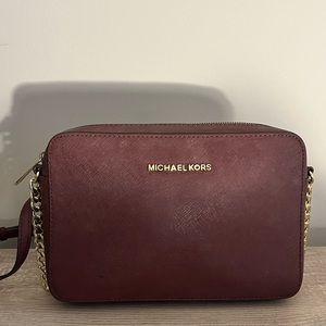 COPY. Maroon Mk bag.